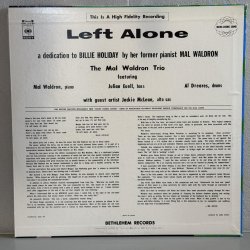 画像3: MAL WALDRON / LEFT ALONE (LP) 