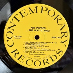 画像4: ART PEPPER / ...THE WAY IT WAS! (LP) 