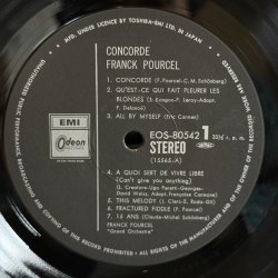 画像4: フランク・プゥルセル・グランド・オーケストラ ~ FRANCK POURCEL GRAND ORCHESTRE / コンコルド / CONCORDE (LP) 