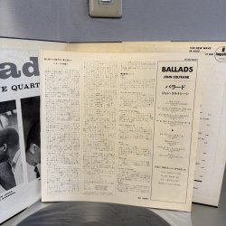画像4: ジョン・コルトレーン・カルテット ~ JOHN COLTRANE QUARTET / バラード / BALLADS (LP) 