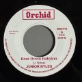 JUNIOR BYLES / BEAT DOWN BABYLON — THE UPSETTERS / VERSION (7") 