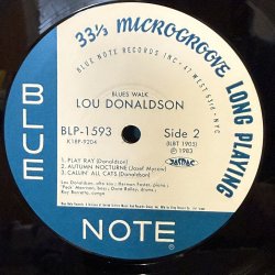 画像6: ルー・ドナルドソン ~ LOU DONALDSON / ブルース・ウォーク ~ BLUES WALK (LP)　