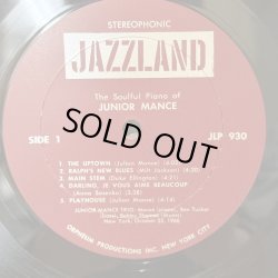 画像4: ジュニア・マンス ~ JUNIOR MANCE / ザ・ソウルフル・ピアノ・オブ・ジュニア・マンス ~ THE SOULFUL PIANO OF JUNIOR MANCE (LP) 