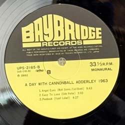 画像5: キャノンボール・アダレイ ~ CANNONBALL ADDERLEY / キャノンボール・アダレイ1963 イン・ジャパン ~ A DAY WITH CANNONBALL ADDERLEY 1963 (LP)　