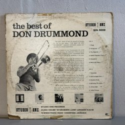 画像2: ドン・ドラモンド ~ Don Drummond / ザ・ベスト・オブ・ドン・ドラモンド ~ The Best of Don Drummond (LP)　