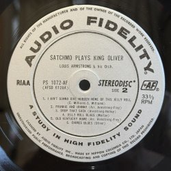 画像6: ルイ・アームストロング ~ Louis Armstrong / サッチモ・キング・オリヴァーに捧げる ~ Satchmo Plays King Oliver (LP)　