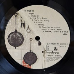 画像9: ジョニー、ルイス＆チャー ~ JOHNNY, LOUIS & CHAR / トライシクル ~ tricycle (LP)