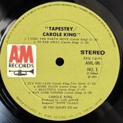 画像10: キャロル・キング ~ Carole King / つづれおり ~ Tapestry (LP)