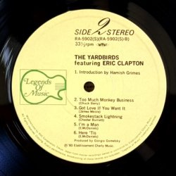 画像6: The Yardbirds featuring Eric Clapton エリック・クラプトン＆ヤードバーズ / The Yardbirds featuring Eric Clapton (LP)