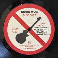 画像5: Glenn Frey ~ ノー・ファン・アラウド (LP)