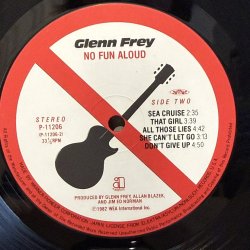 画像6: Glenn Frey ~ ノー・ファン・アラウド (LP)
