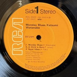 画像4: 渡辺香津美 ~ Katsumi Watanabe / マンデイ・ブルース ~ Monday Blues (LP)