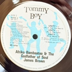 画像4: アフリカ・バンバータ & ジェームス・ブラウン ~ Afrika Bambaataa & James Brown / ユニティ ~ Unity (12インチ)