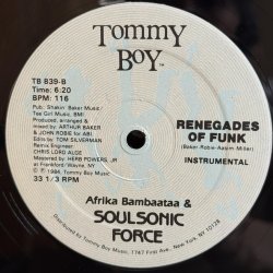 画像4: アフリカ・バンバータ & ソウルソニック・フォース ~ Afrika Bambaataa & Soulsonic Force / レネゲイズ・オブ・ファンク ~ Renegades Of Funk! (12インチ)