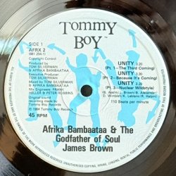画像3: アフリカ・バンバータ & ジェームス・ブラウン ~ Afrika Bambaataa & James Brown / ユニティ ~ Unity (12インチ)