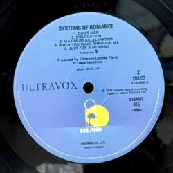 画像6: ウルトラヴォックス ~ Ultravox / システムズ・オブ・ロマンス ~ Systems Of Romance (LP)