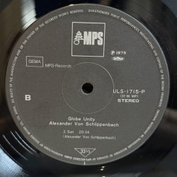 画像8: アレクサンダー・フォン・シュリッペンバッハ ~ Alexander von Schlippenbach / グローブ・ユニティ ~ Globe Unity (LP)