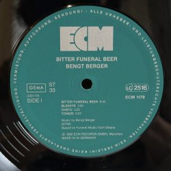 画像4: ベンクト・ベルガー ~ Bengt Berger / ビター・フューネラル・ビア ~ Bitter Funeral Beer (LP)