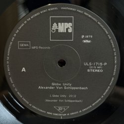 画像7: アレクサンダー・フォン・シュリッペンバッハ ~ Alexander von Schlippenbach / グローブ・ユニティ ~ Globe Unity (LP)