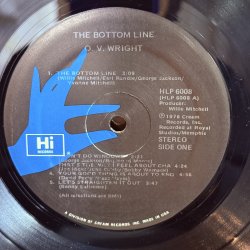 画像10: O.V.ライト ~ O.V. Wright / ザ・ボトム・ライン ~ The Bottom Line (LP)
