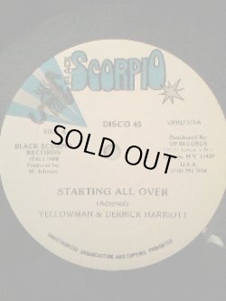 画像1: YELLOWMAN & DERRICK HARRIOTT . STARTING ALL OVER