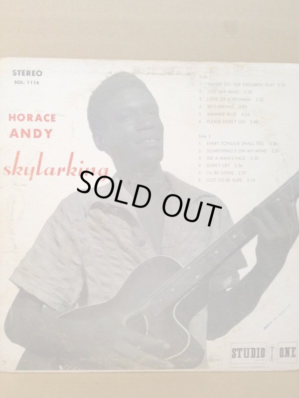 画像2: HORACE ANDY . SKYLARKING