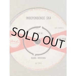 画像: BABA BROOKS . INDEPENDENCE SKA . STRANGER AND CLAUDETTE . SEVEN DAYS
