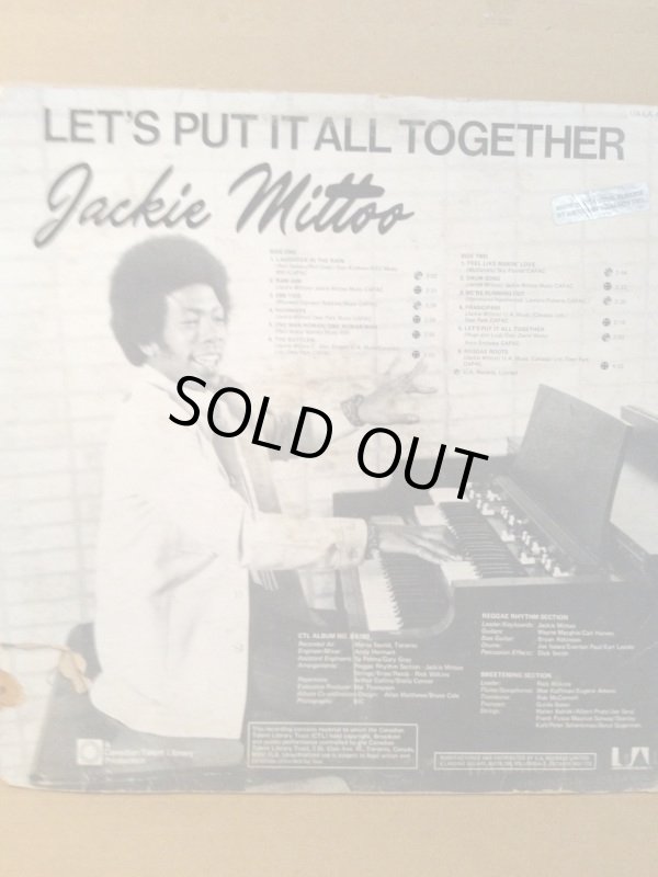 画像2: JACKIE MITTOO . LETS PUT IT ALL TOGETHER