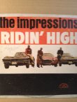 画像1: THE IMPRESSIONS . RIDIN' HIGH