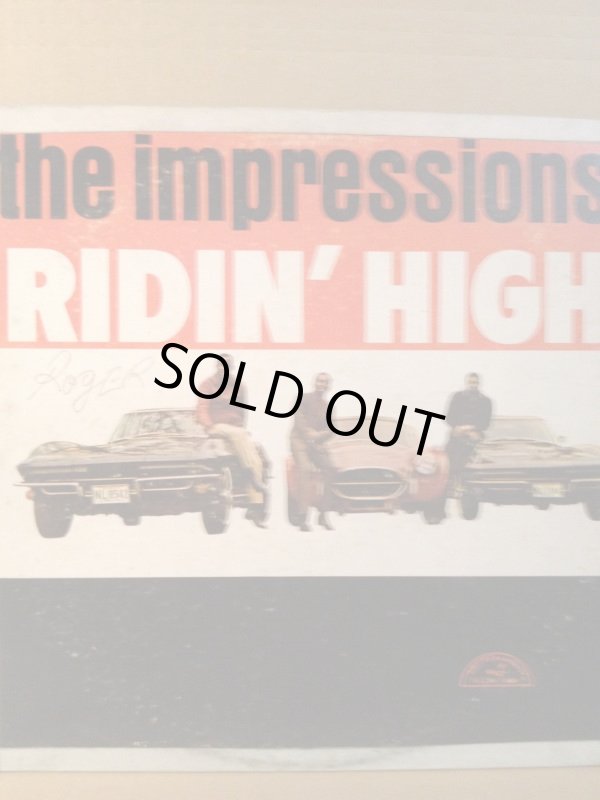 画像1: THE IMPRESSIONS . RIDIN' HIGH