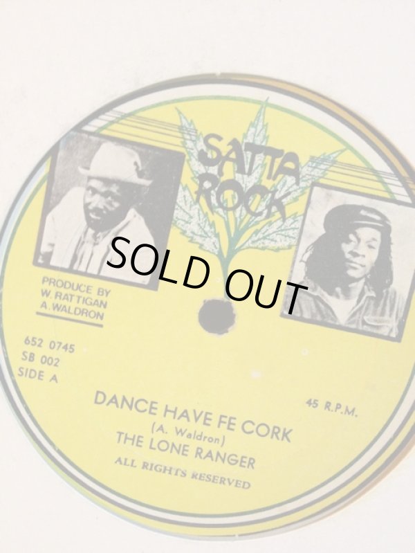 画像1: LONE RANGER . DANCE HAVE FE CORK . CARLTON LIVINGSTON . FEEL THE VIBES