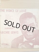 画像: ARCHIE LEWIS . THE VOICE OF LOVE