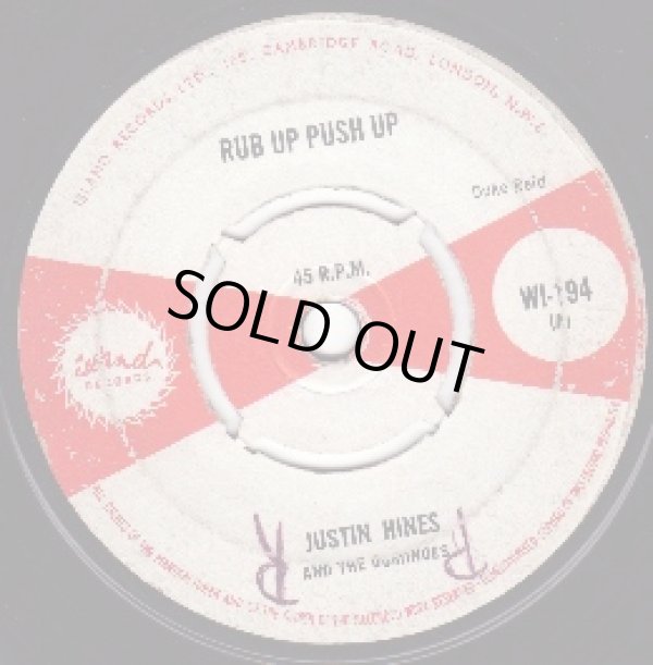 画像1: JUSTIN HINES & THE DOMINOES / RUB UP PUSH UP . THE ARK