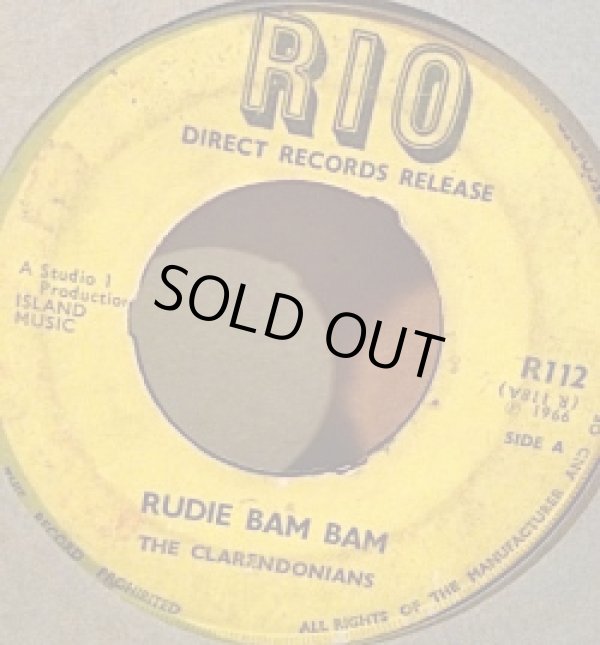 画像1: THE CLARENDONIANS / RUDIE BAM BAM . BE BOP