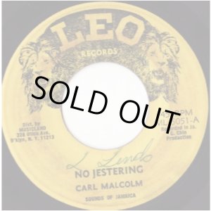 画像: CARL MALCOLM . NO JESTERING