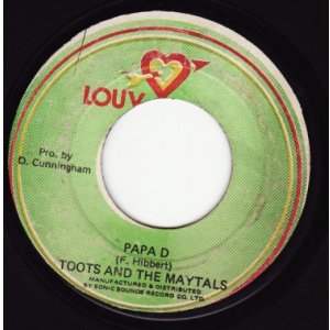 画像: TOOTS AND THE MAYTALS . PAPA D . YOU NEVER KNOW