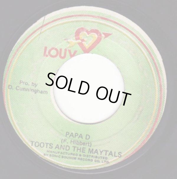 画像1: TOOTS AND THE MAYTALS . PAPA D . YOU NEVER KNOW