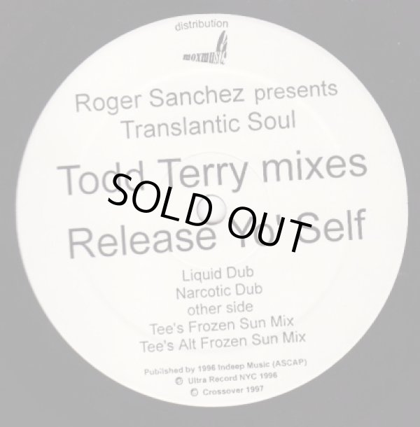 画像1: ROGER SANCHEZ PRESENTS TRANSLANTIC SOUL . RELEASE YO SELF . TODD TERRY MIXES