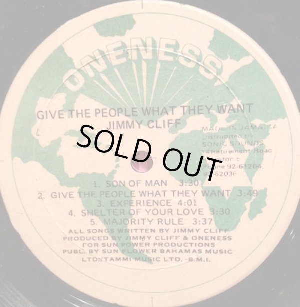 画像2: JIMMY CLIFF / GIVE THE PEOPLE WHAT THEY WANT