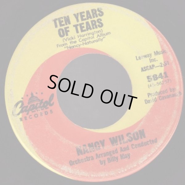 画像1: NANCY WILSON / TEN YEARS OF TEARS . IN THE DARK