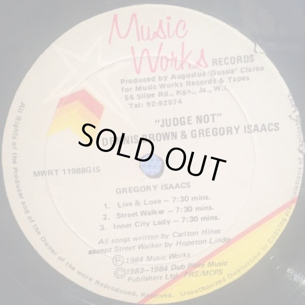 画像2: DENNIS BROWN & GREGORY ISAACS / JUDGE NOT