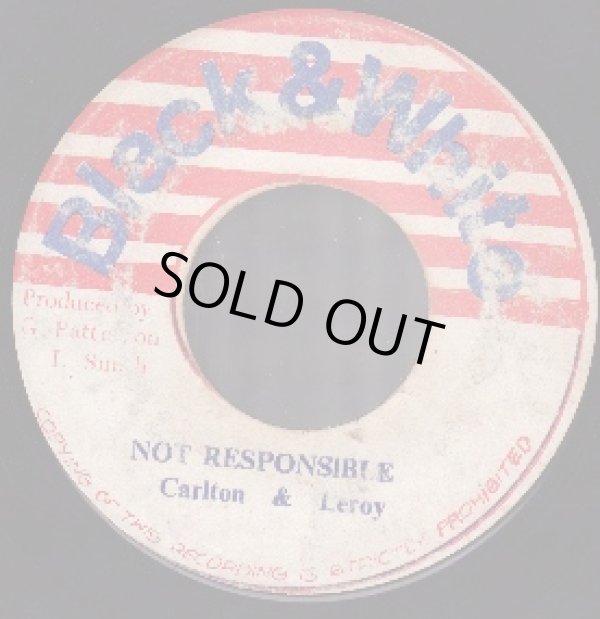 画像1: CARLTON AND LEROY . NOT RESPONSIBLE
