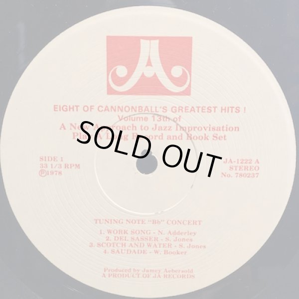 画像3: JAMEY AEBERSOLD / CANNON BALL ADDERLEY GREATEST HITS VOLUME 13