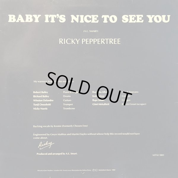 画像2: RICKY PEPPERTREE / BABY IT'S NICE TO SEE YOU