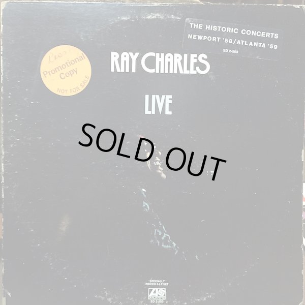 画像1: RAY CHARLES / LIVE (2LP)