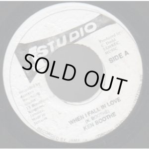 画像: KEN BOOTHE / WHEN I FALL IN LOVE