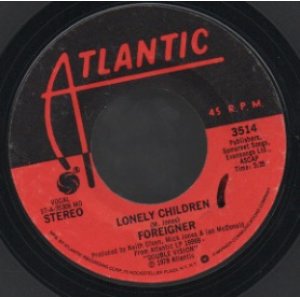 画像: FOREIGNER / DOUBLE VISION . LONELY CHILDREN