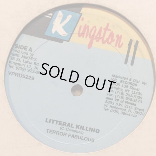 画像1: QUEEN PAULA & LADY SHABBA . A WHO A DI WIFE / TERROR FABULOUS . LITTERAL KILLING . 