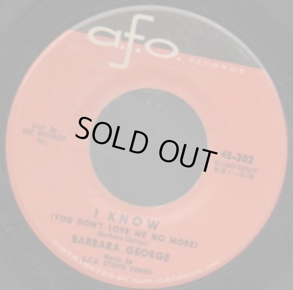 画像1: BARBARA GEORGE / I KONOW . LOVE