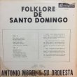 画像2: ANTONIO MOREL Y SU ORQUESTA / FOLKLORE de SANTO DOMINGO